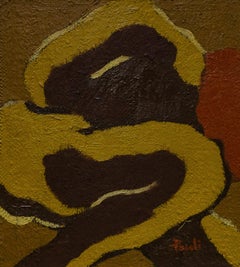 Mosaik von Gilbert Pauli - Öl auf Leinwand 27x30 cm