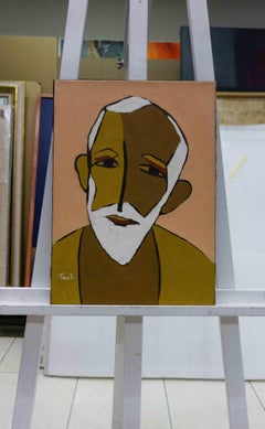 L'Abbé Pierre de Gilbert Pauli - Óleo sobre lienzo 33x46 cm