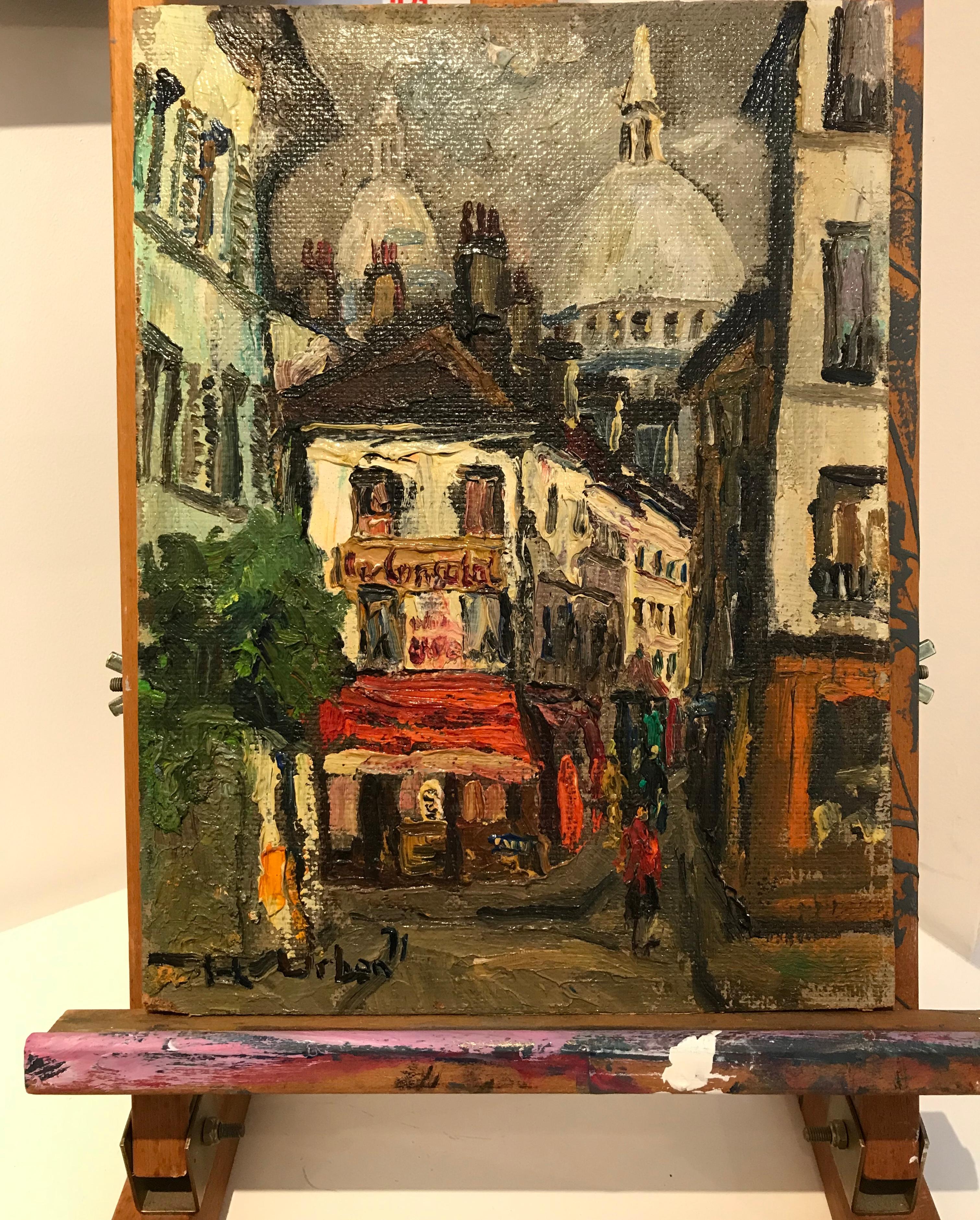 Paris Montmartre - Painting by Harry Urban