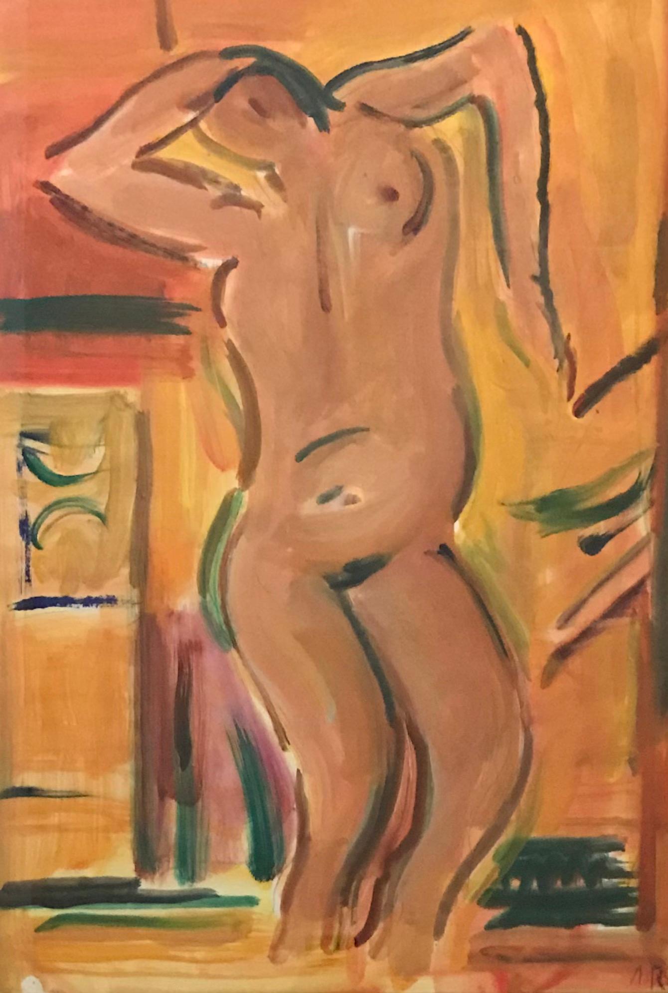 Alexandre Rochat Nude Painting - Erotic scene 2