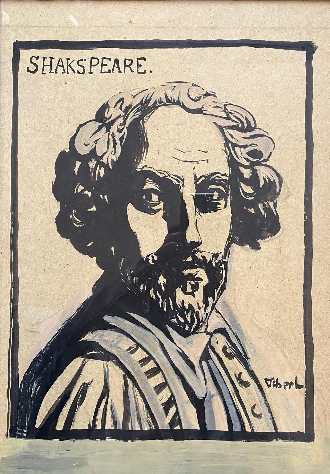 Portrait of Shakspeare - Art by Pierre-Eugène Vibert 