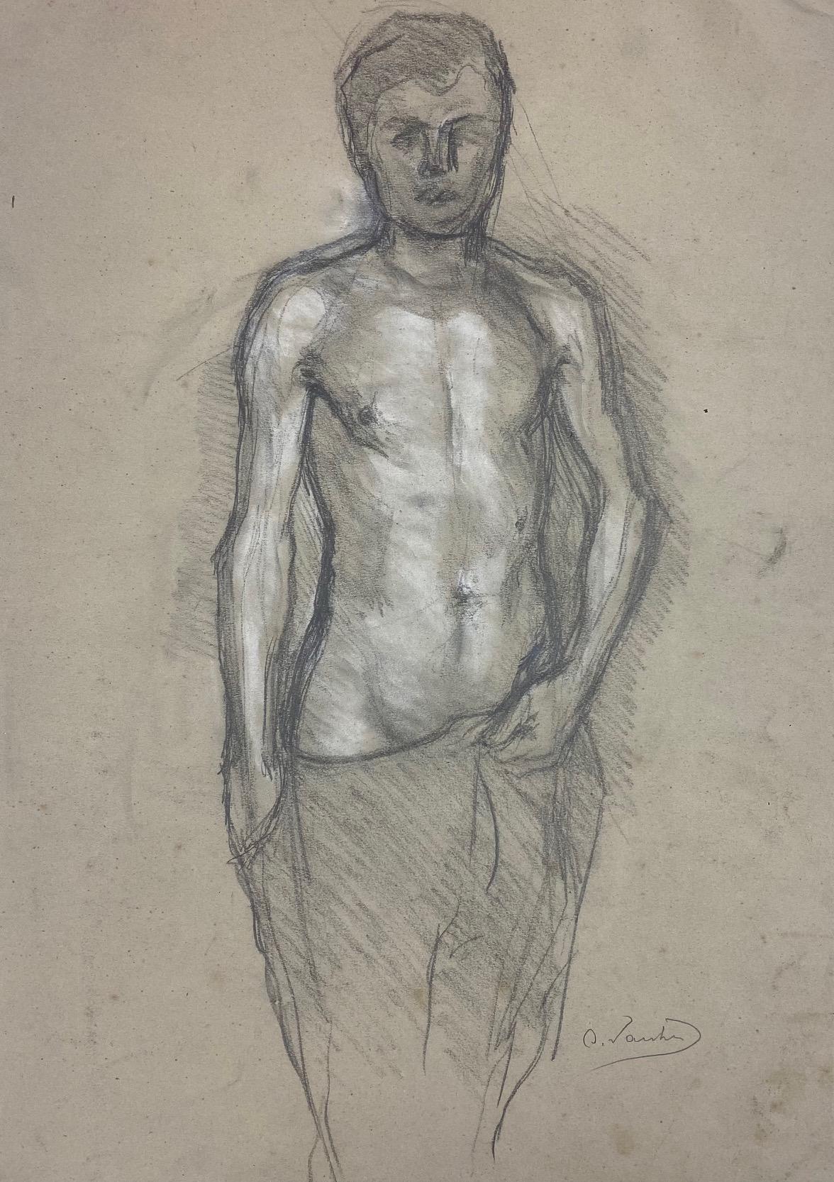Otto Vautier Figurative Art - Male nude