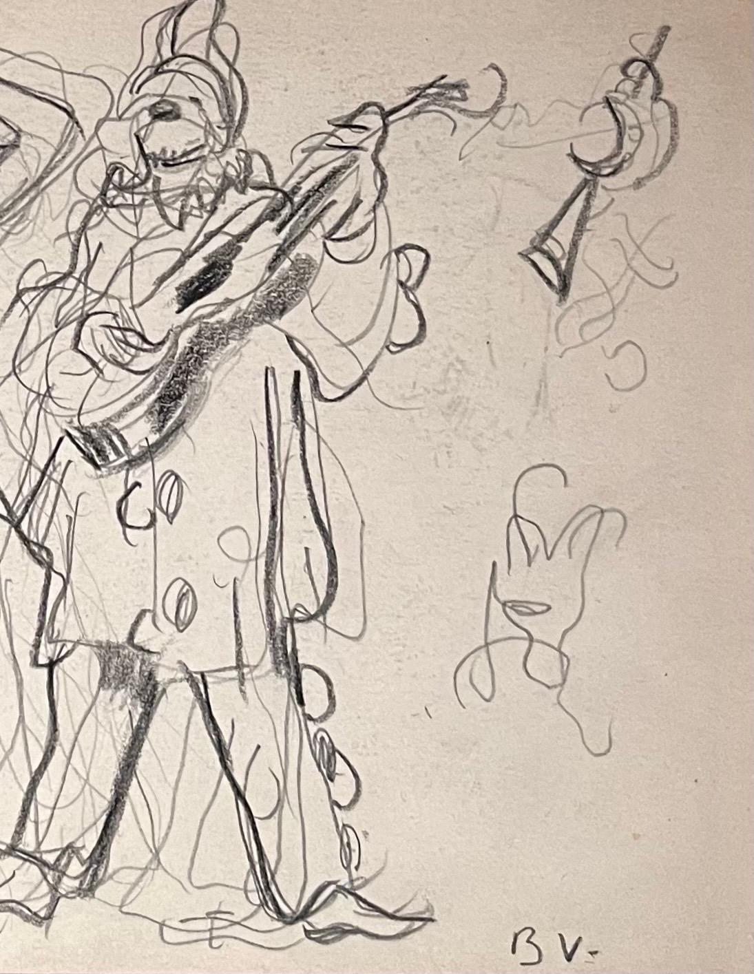 Reverly by Benjamin II Vautier - Graphite on paper - 13x19 cm For Sale 2