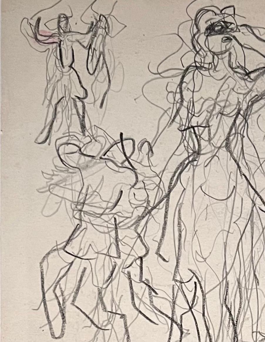 Reverly by Benjamin II Vautier - Graphite on paper - 13x19 cm For Sale 1