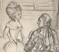 Listening N°2 von Benjamin II Vautier - Graphit auf Papier - 26,5x21 cm