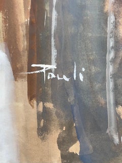 "Question" by Gilbert Pauli - Watercolor on Paper - 48x36 cm