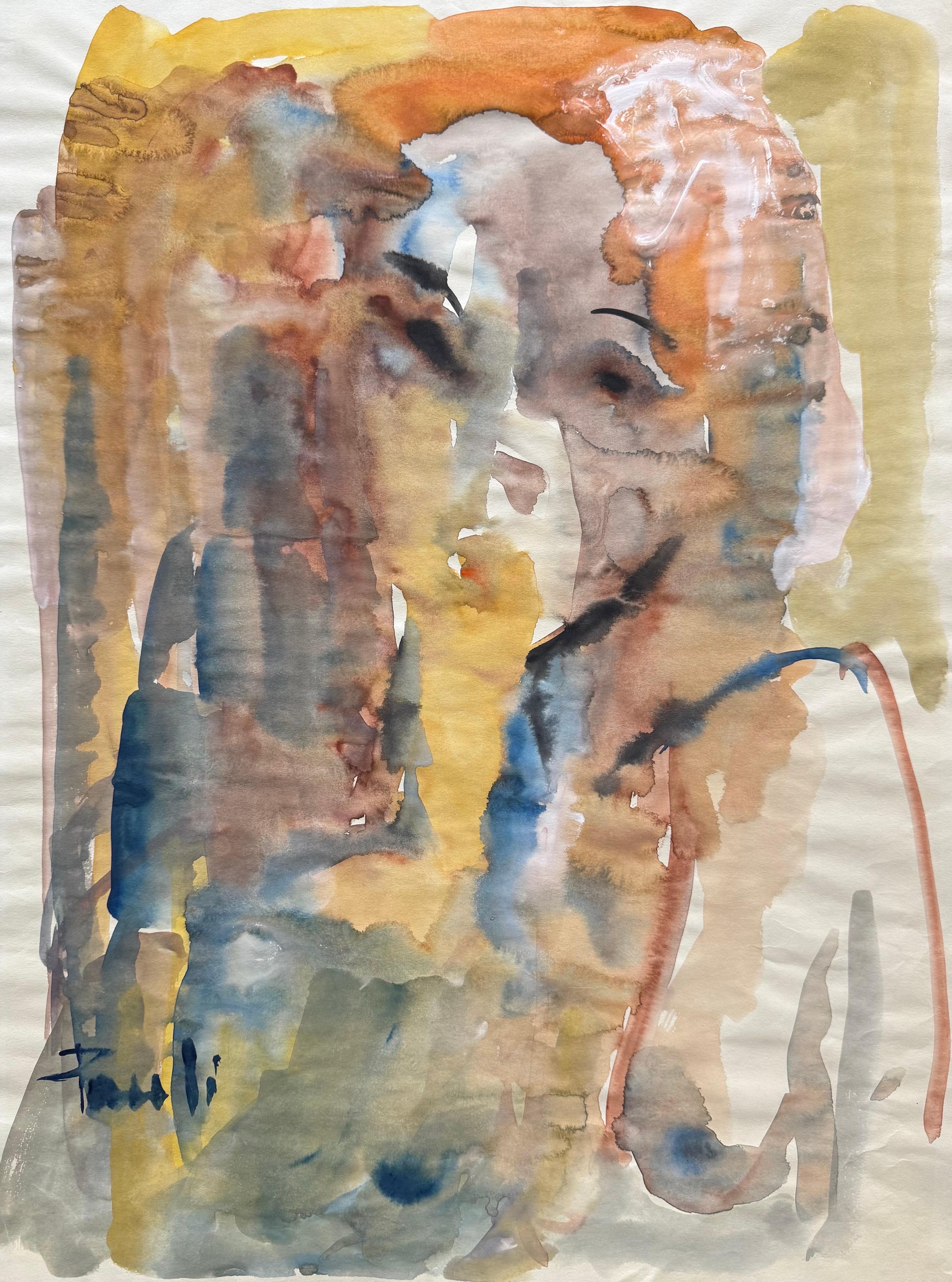 "Innocenza" di Gilbert Pauli - Acquerello su carta - 48x36 cm