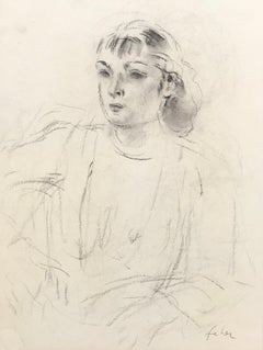 Vintage Young woman sitting