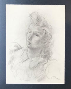 „In surprise“ von Henri Fehr – Zeichnung 36x27 cm