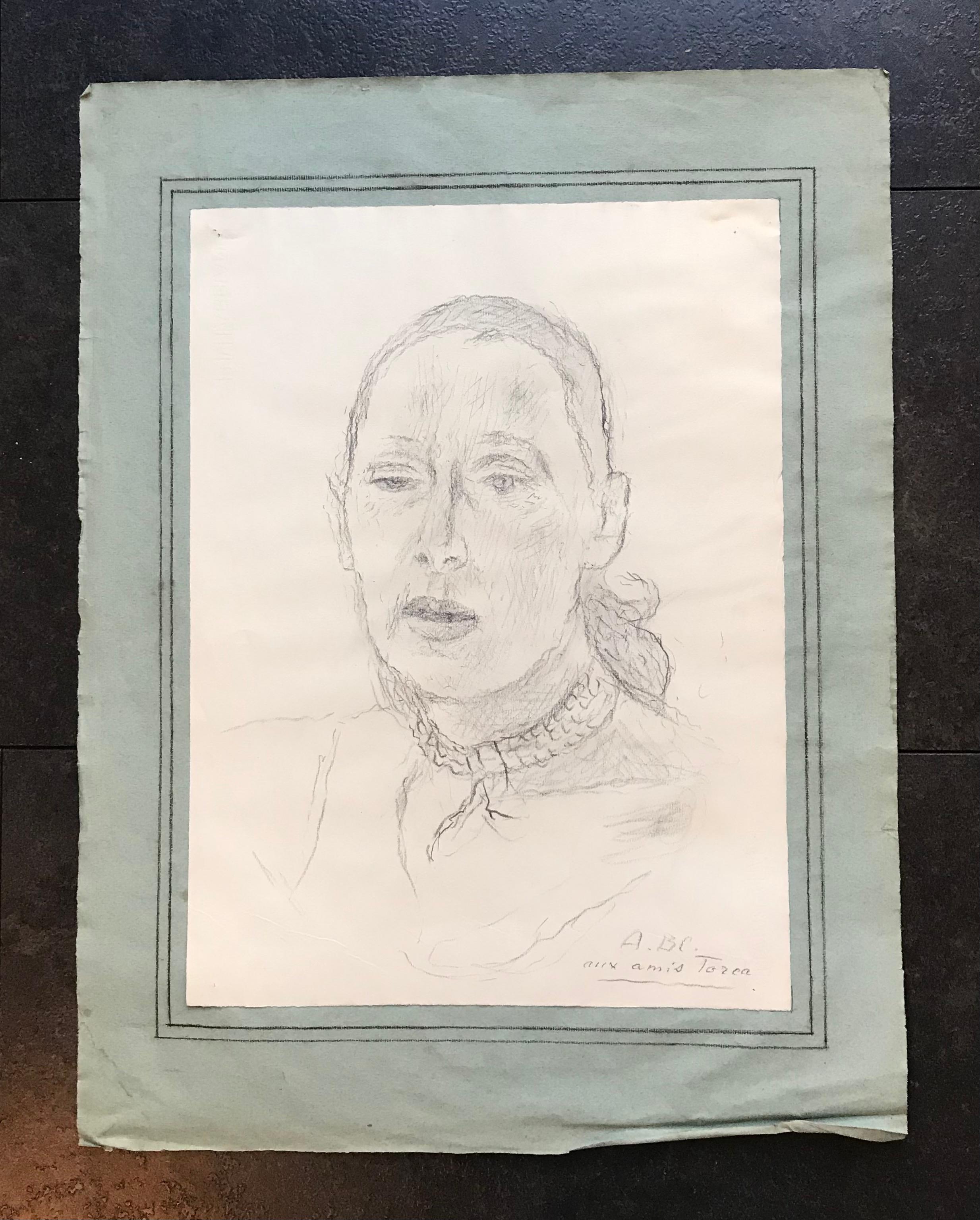 Mrs John Torcapel by Alexandre Blanchet - Sketch 35x47 cm For Sale 4
