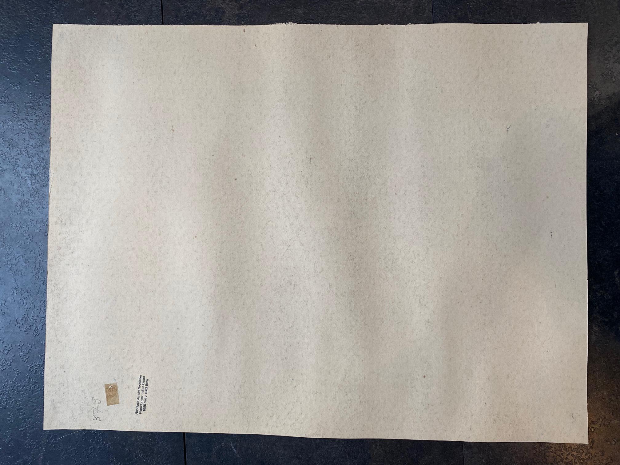 Abstrakte Komposition von Julien Dinou - Pastell auf Papier 64x49 cm im Angebot 4