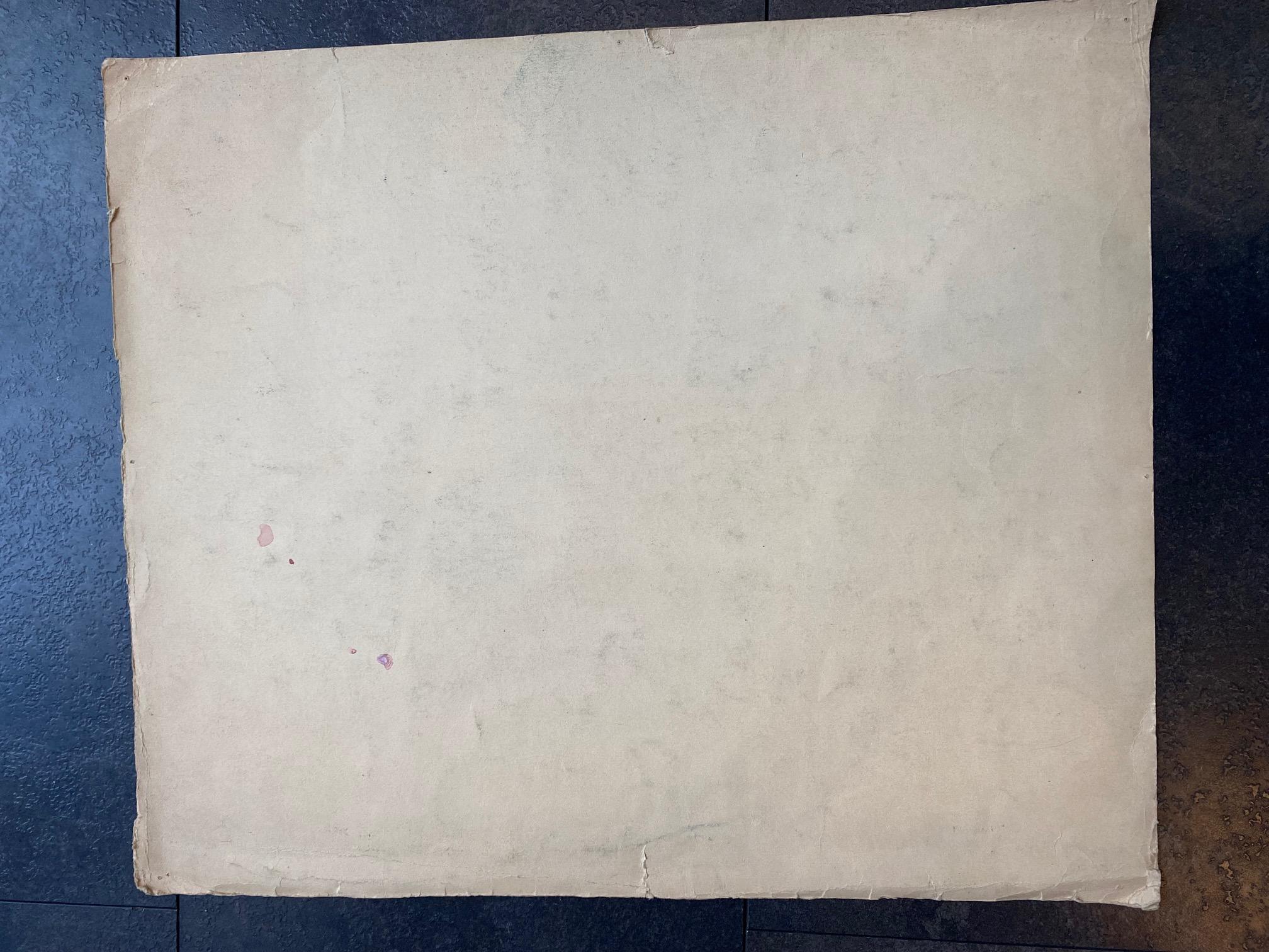 Lavoro su carta senza cornice 