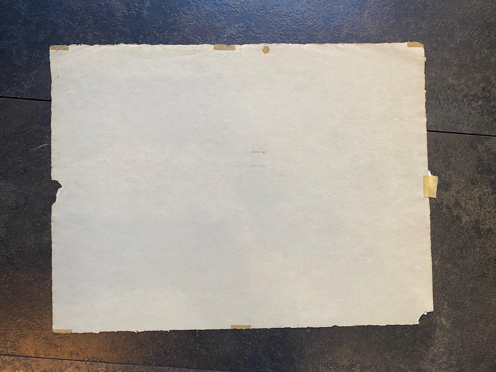 Lavoro su carta senza cornice 