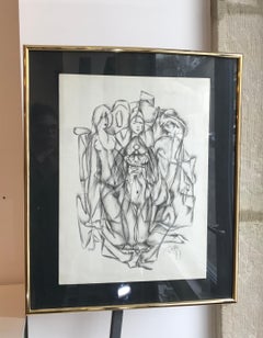 La tentazione di Sant'Antonio (1977) di Vivaldo Martini - Disegno 36x49 cm