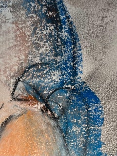 "Famiglia" di Gilbert Pauli - Pastello su carta - 48x32 cm