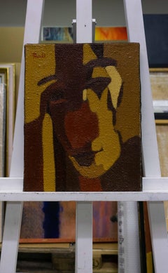 Tolerance by Gilbert Pauli - Oil on canvas 25x27 cm