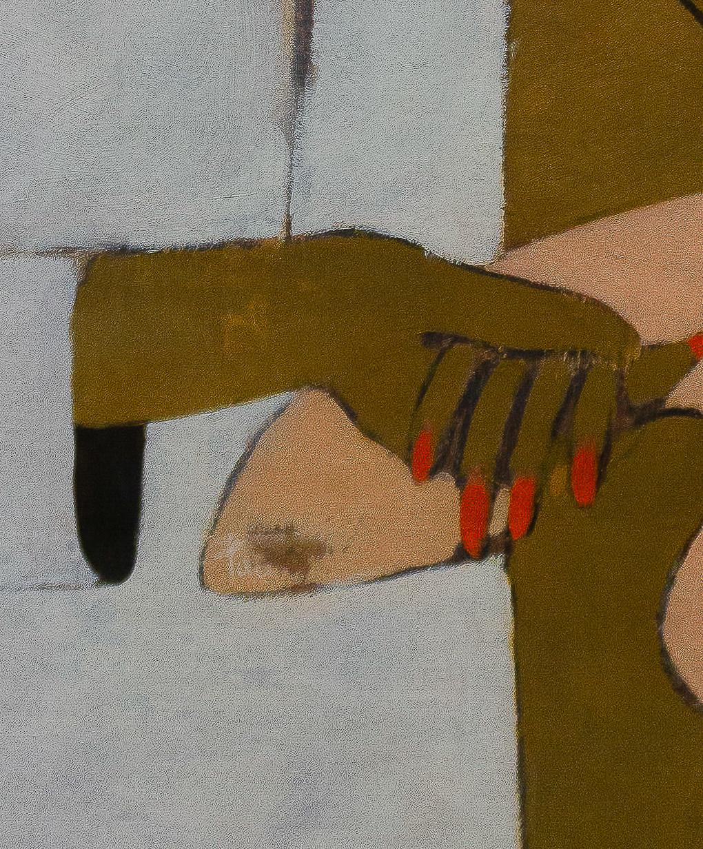Marie-Madeleine von Gilbert Pauli – Öl auf Leinwand 113x77 cm im Angebot 2