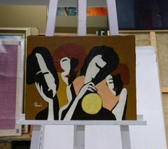 Before dawn by Gilbert Pauli - Oil on canvas 38x50 cm