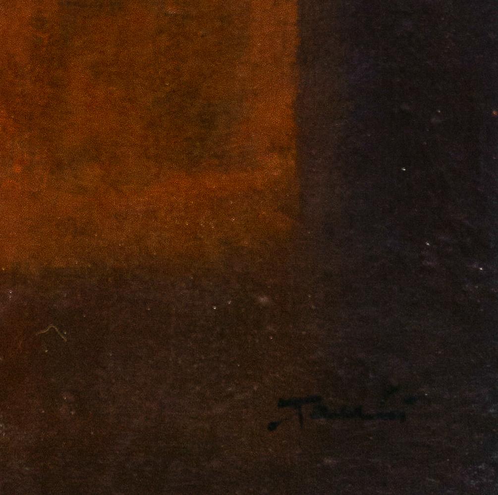 Bandiere della pace - Abstract Painting Nero di Gilbert Pauli