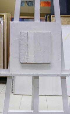 Nascita e lutto n°1 di Gilbert Pauli - Acrilico su gesso 37x37 cm