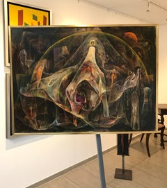 Visión fantástica de Vivaldo Martini - Óleo sobre lienzo 60x81 cm