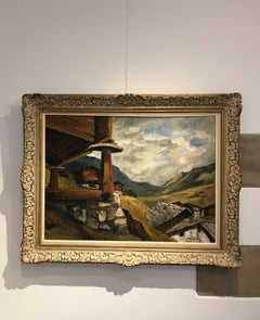 Montagnes et mazots, Valais - Mountains and mazots, Valais