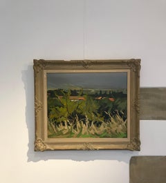 Sentiero tra i campi di Aymar - Olio su tela 38x60 cm
