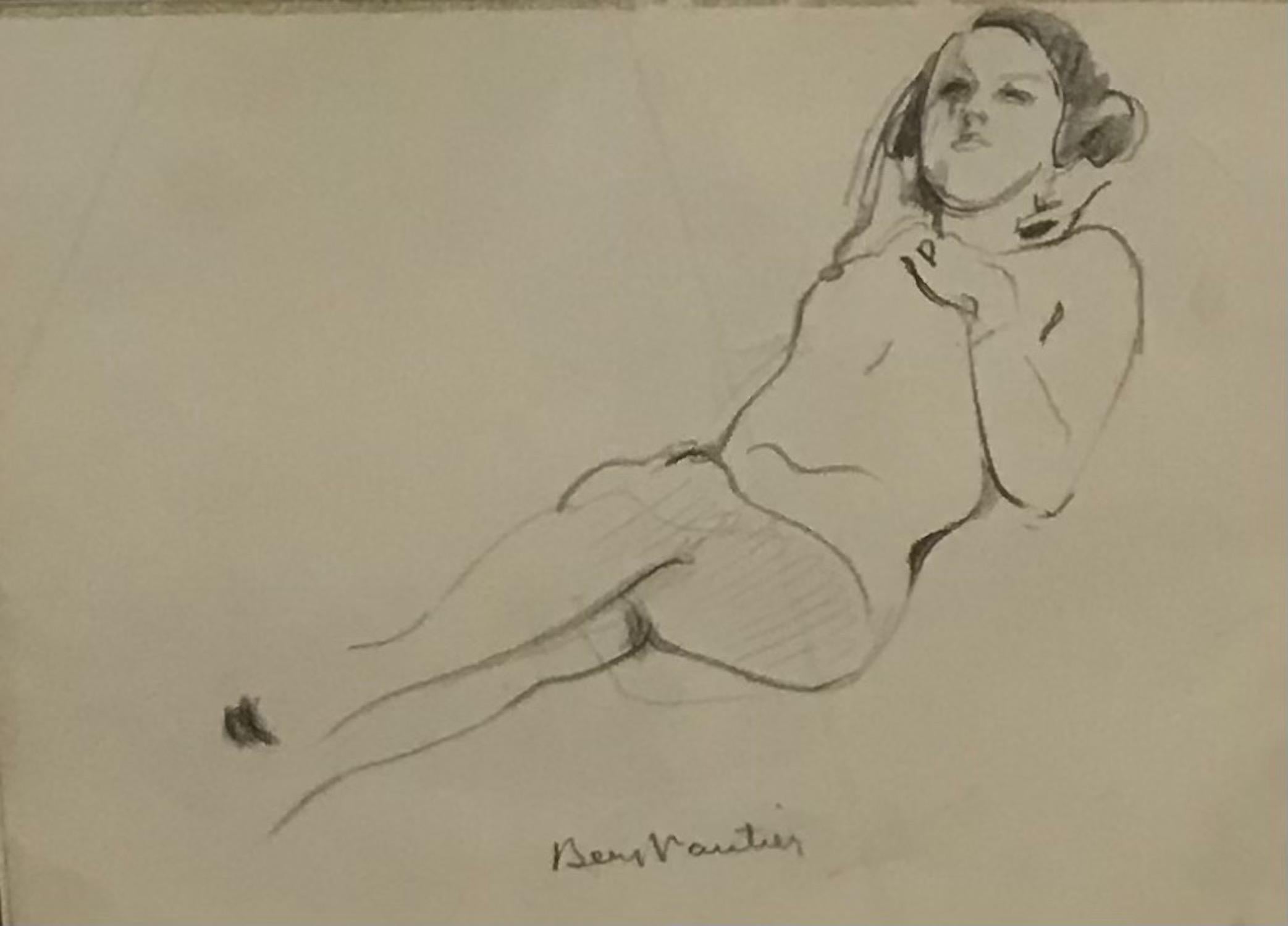 Nude sketch n°3 - Art by Benjamin II Vautier