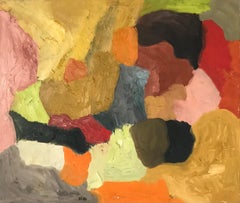 Composition Abstraite de Franz Stirnimann - Huile sur toile