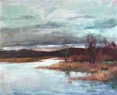 Swamps by André Hofer - Oil on canvas 54x65 cm