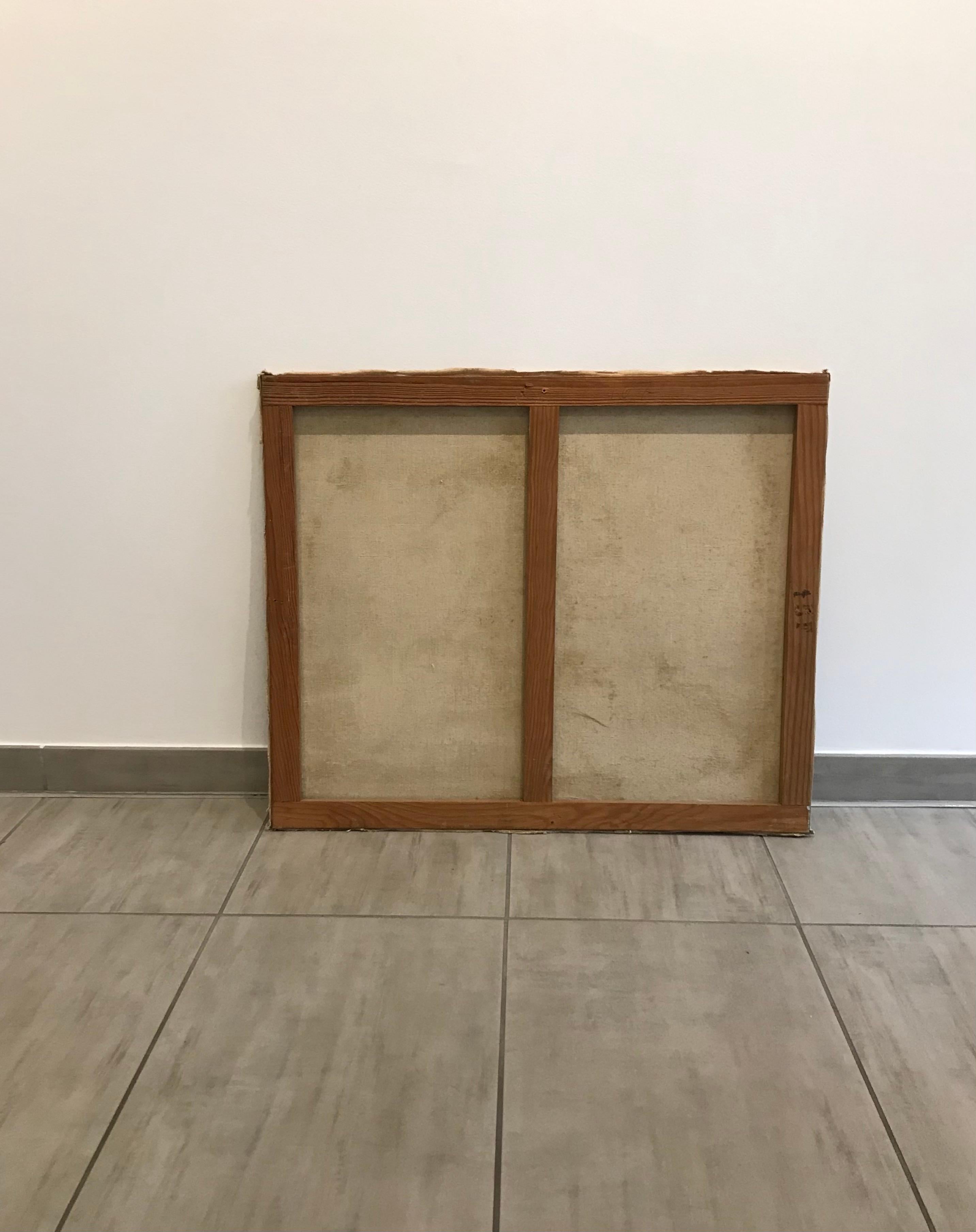 Paludi di André Hofer - Olio su tela 54x65 cm in vendita 6