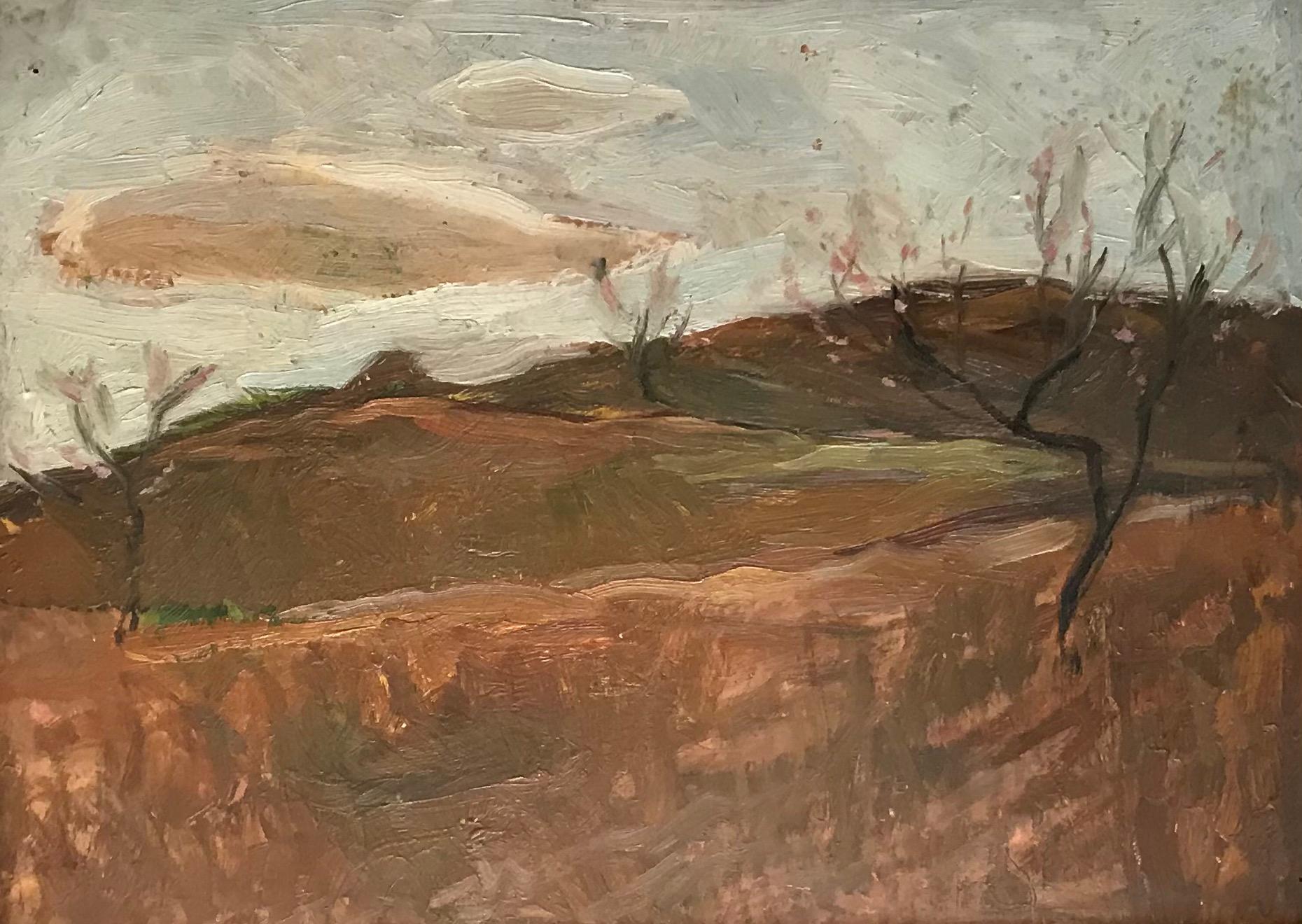 Charles Emile Moise Hornung Landscape Painting - Landscape and hill
