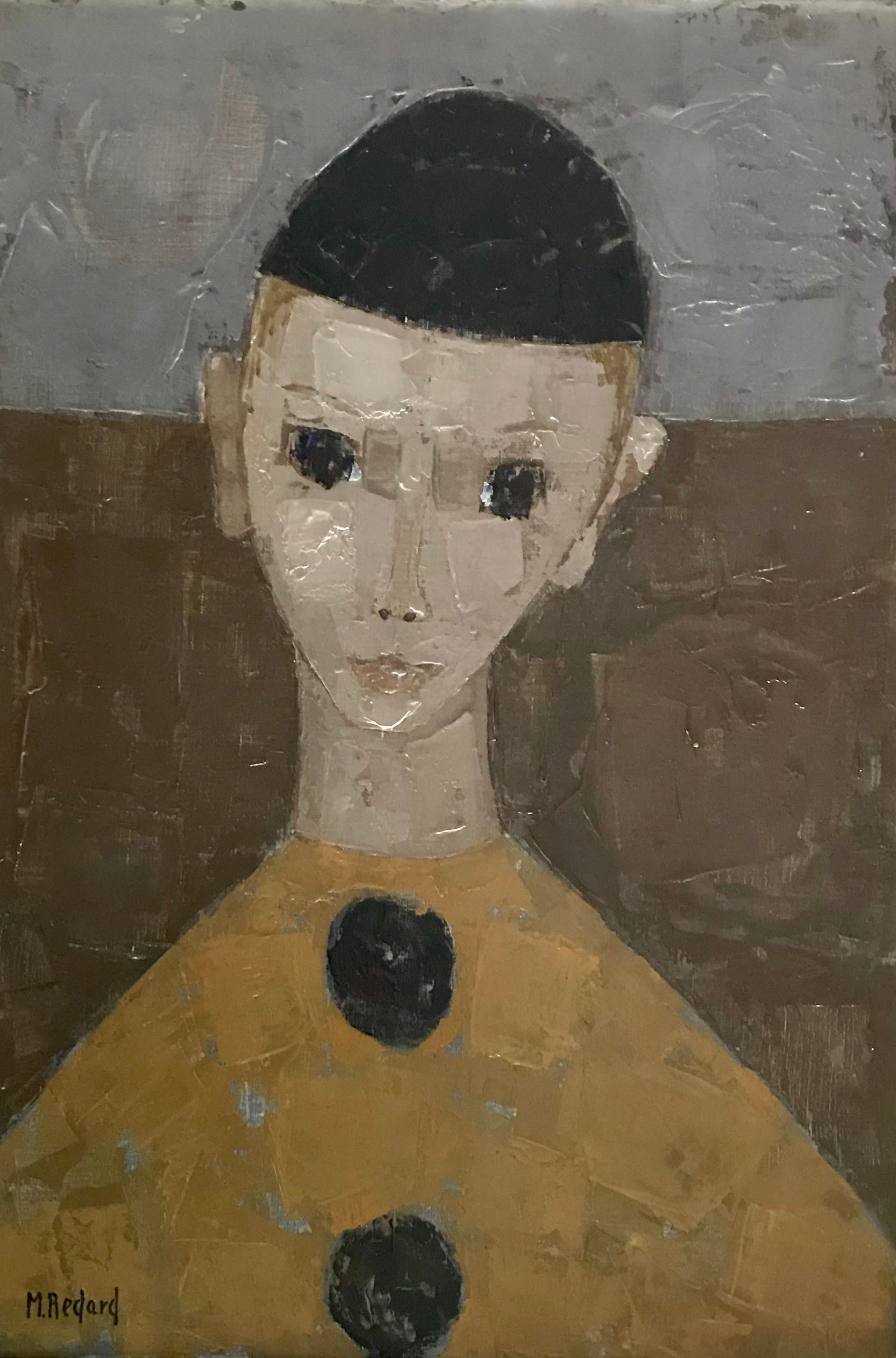 Maurice Redard Portrait Painting - Pierrot 
