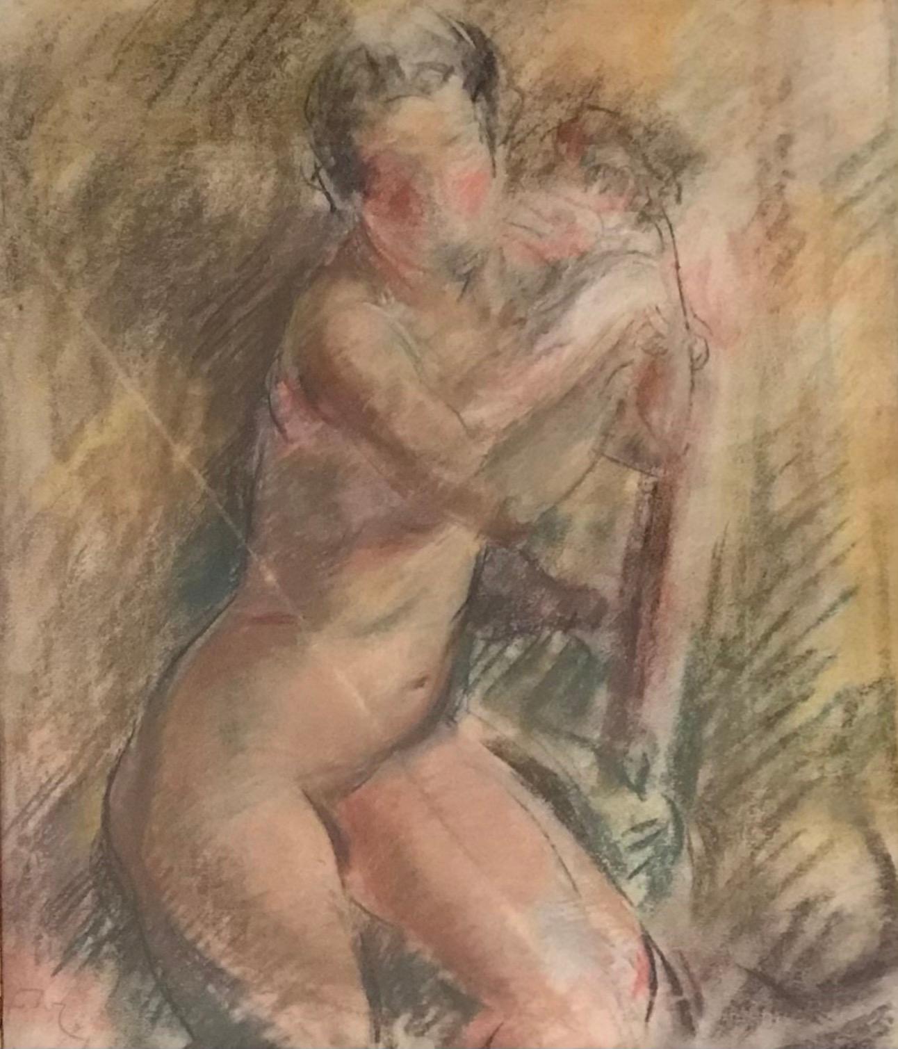 Henri Fehr  Nude Painting - Maternity