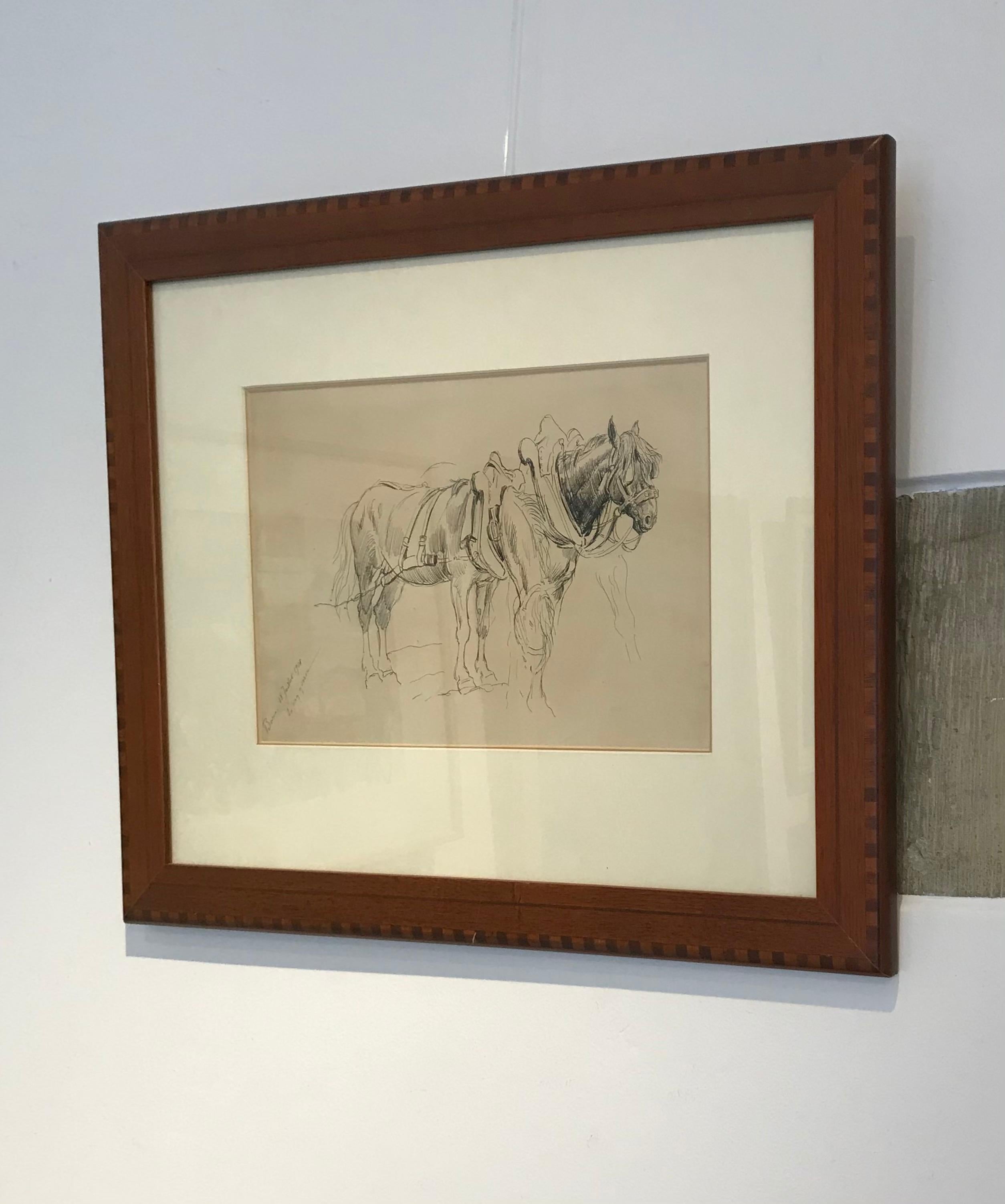 Horses - Art by Ewert Louis Van Muyden