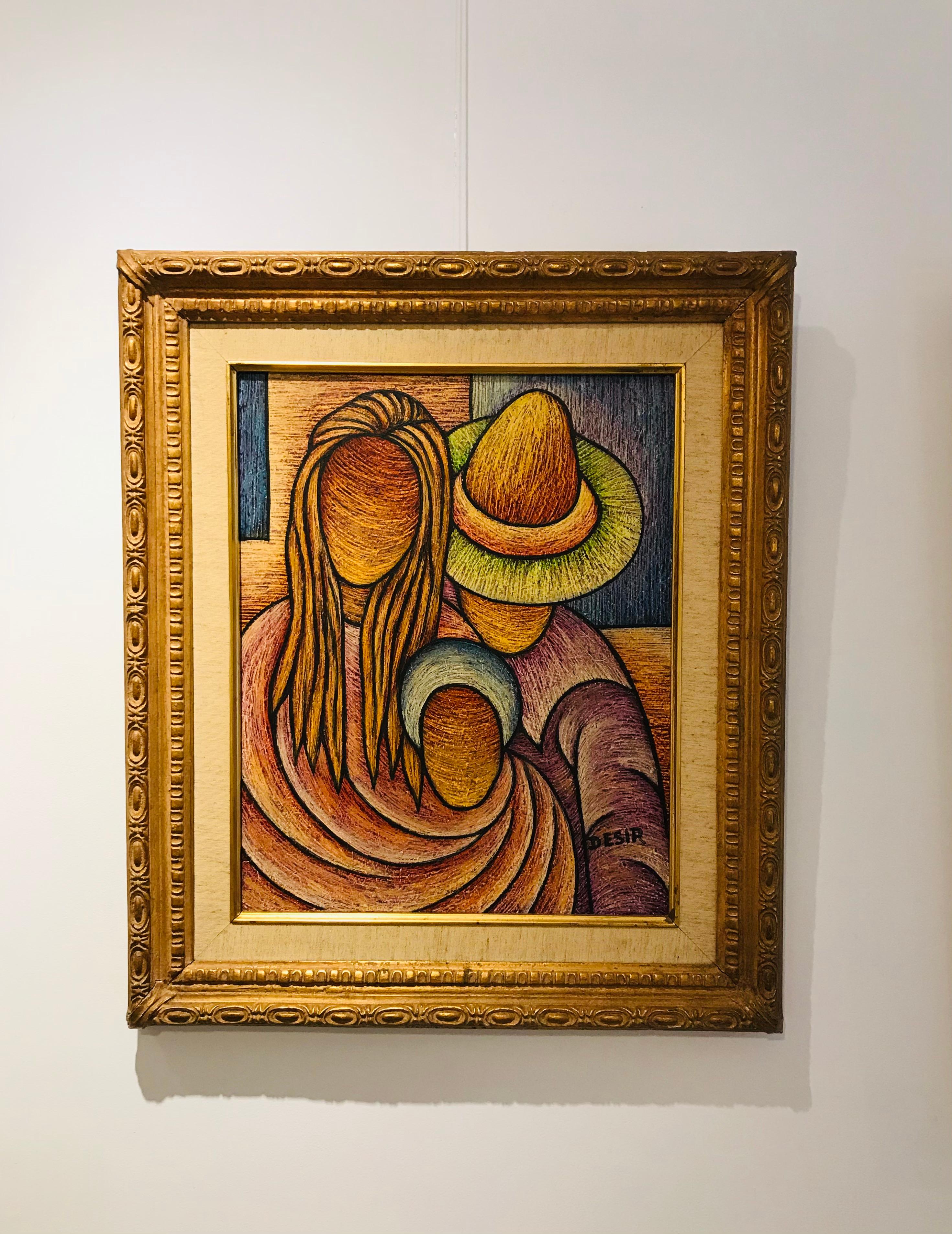 Beatre, Caracas - Painting by Marcel Desir