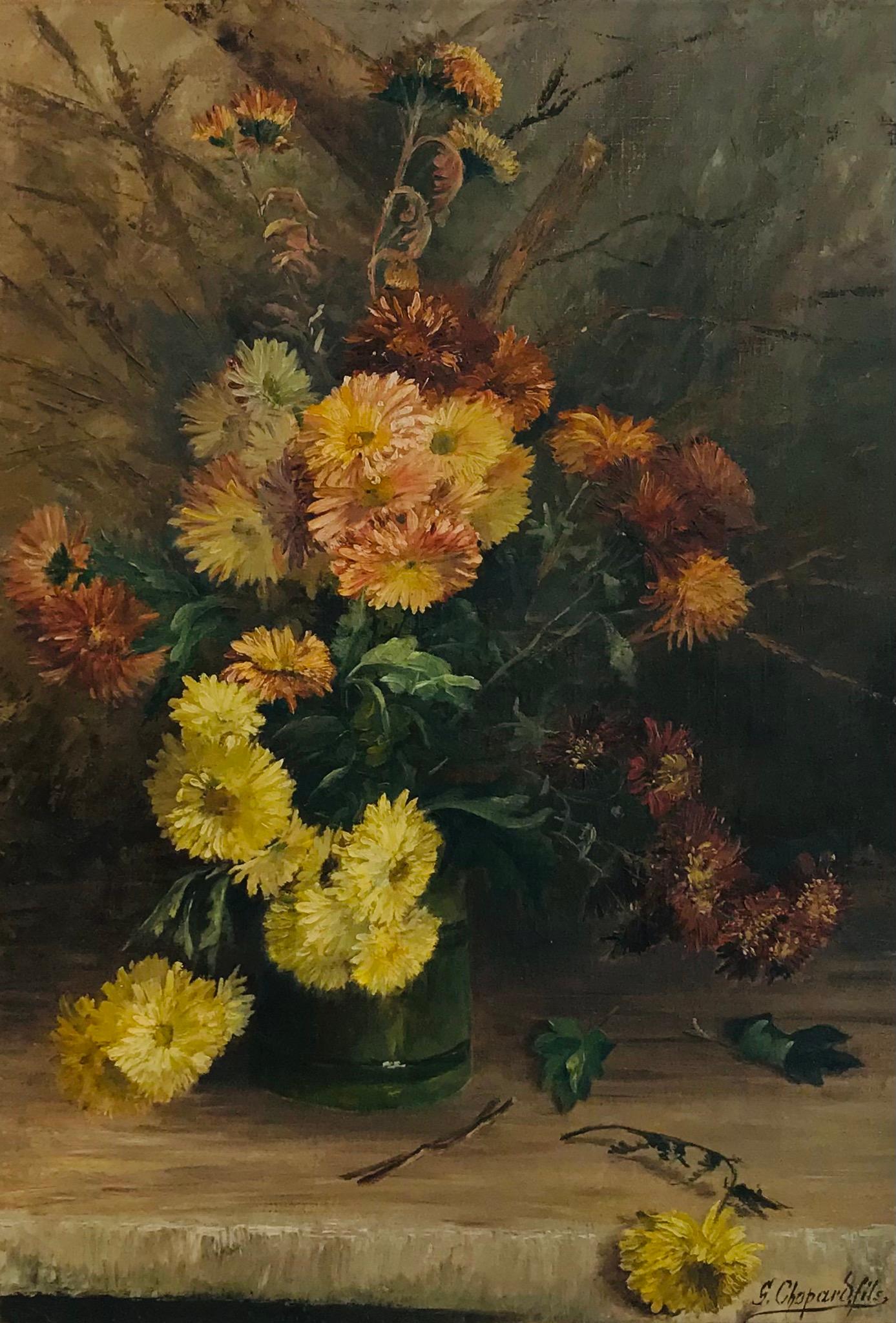 G. Chopard Still-Life Painting - Bouquet of flowers in autumn