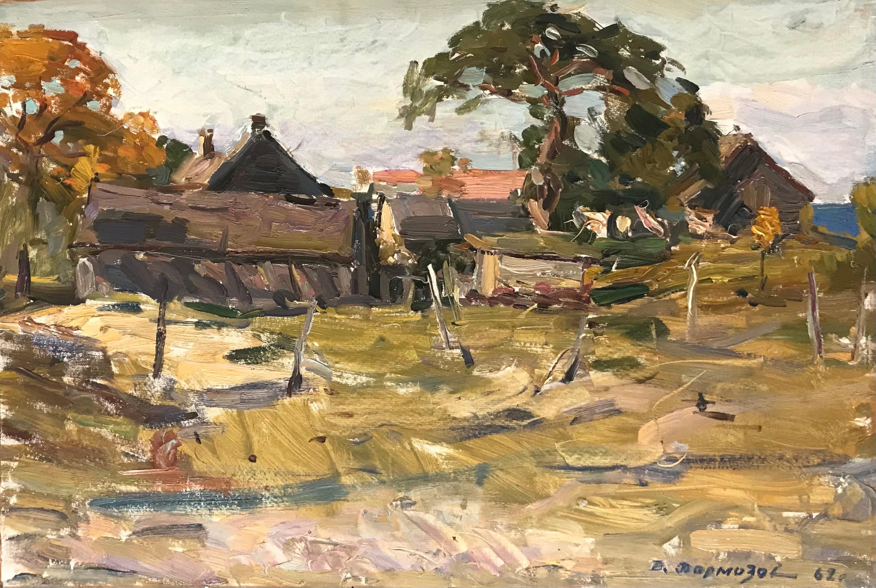 Valerian Formozov Landscape Painting - Golden autumn