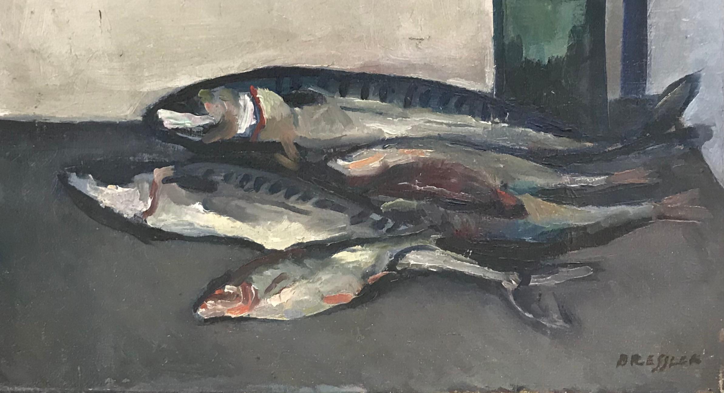 Emile Bressler Animal Painting - Pisces