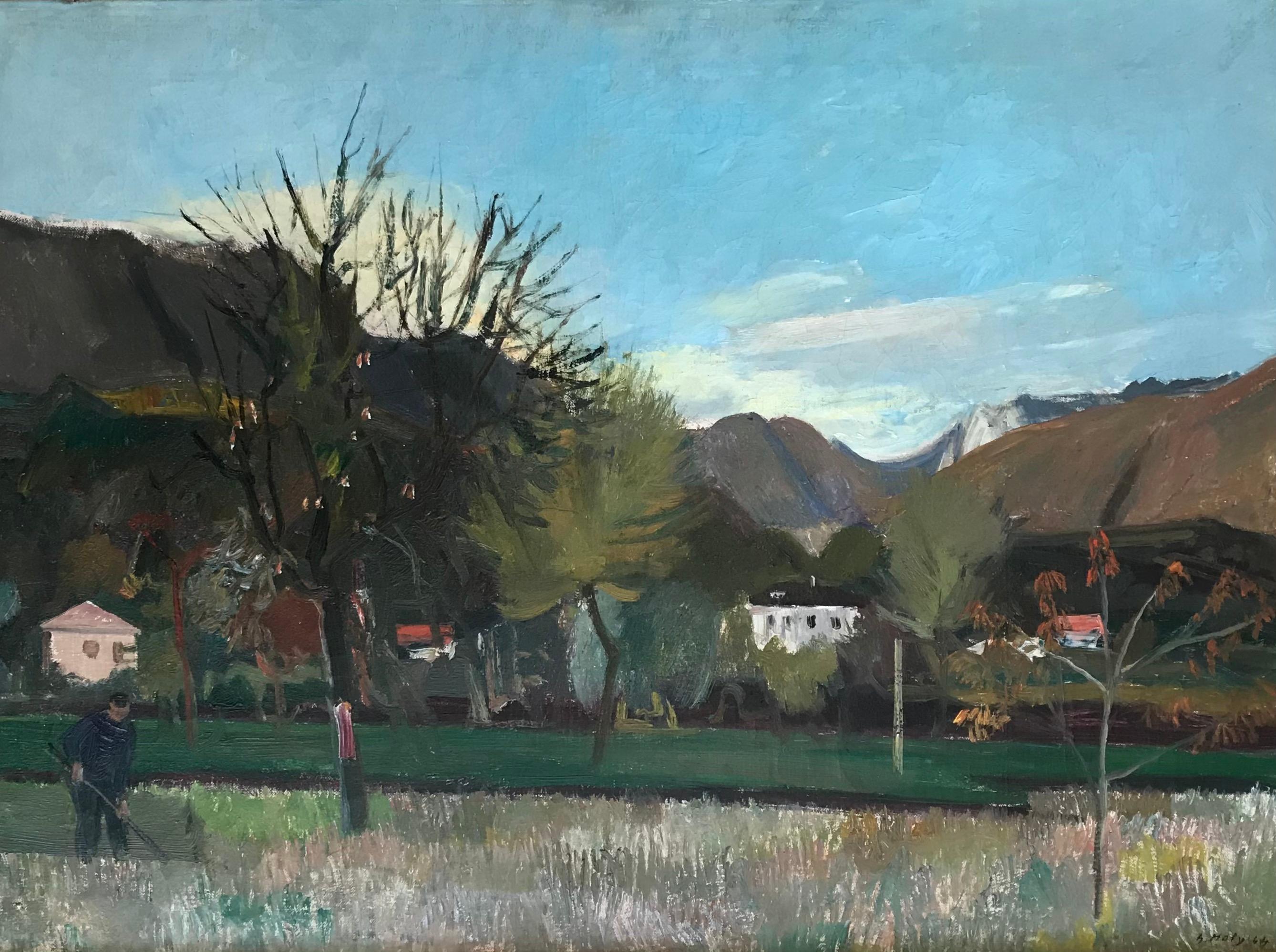 Adrien Holy Landscape Painting - Dusk