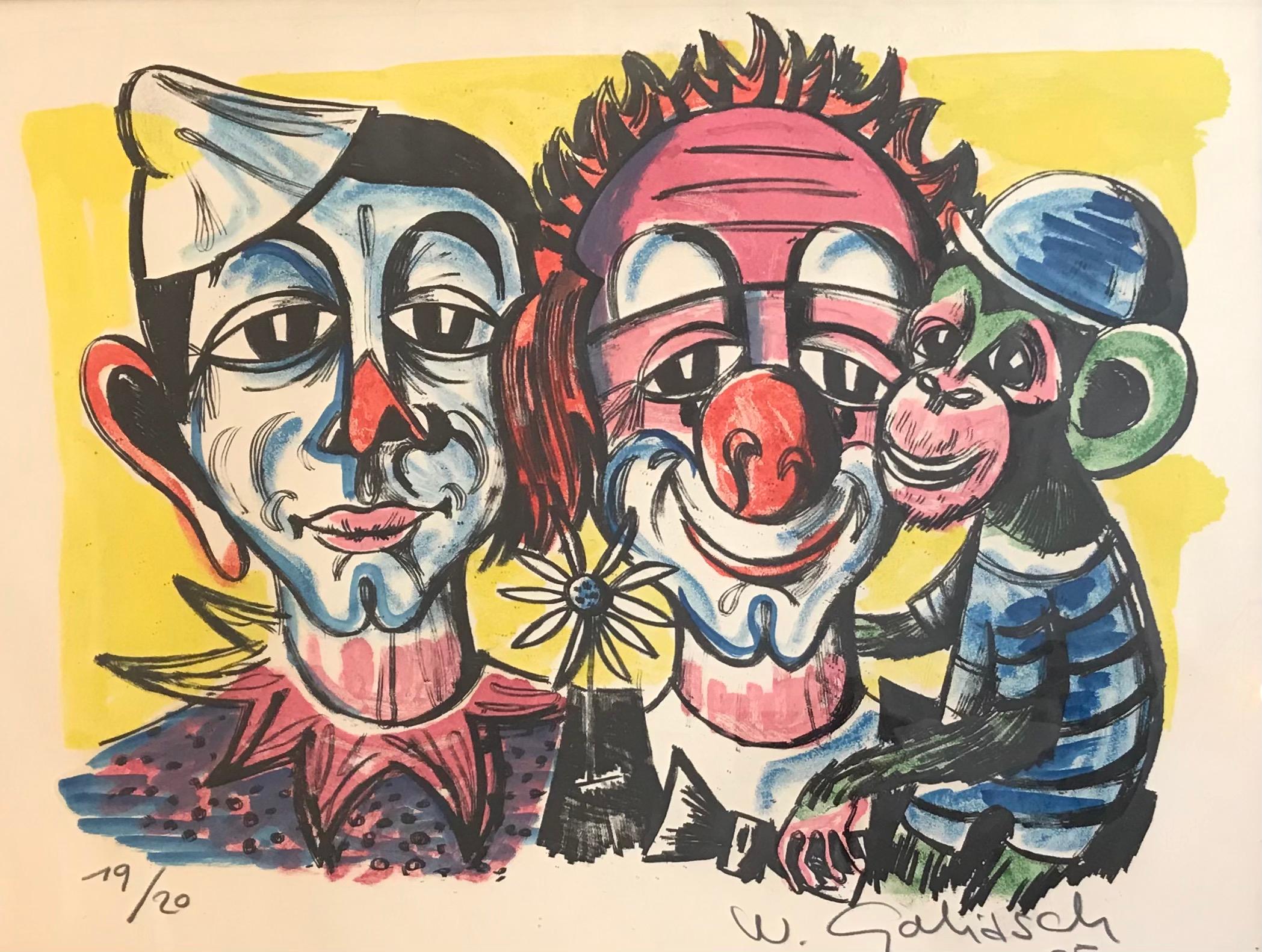 William Goliasch Figurative Art - Clowns