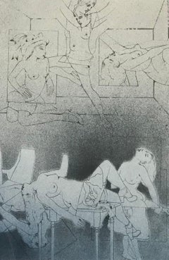 Women nude drawing