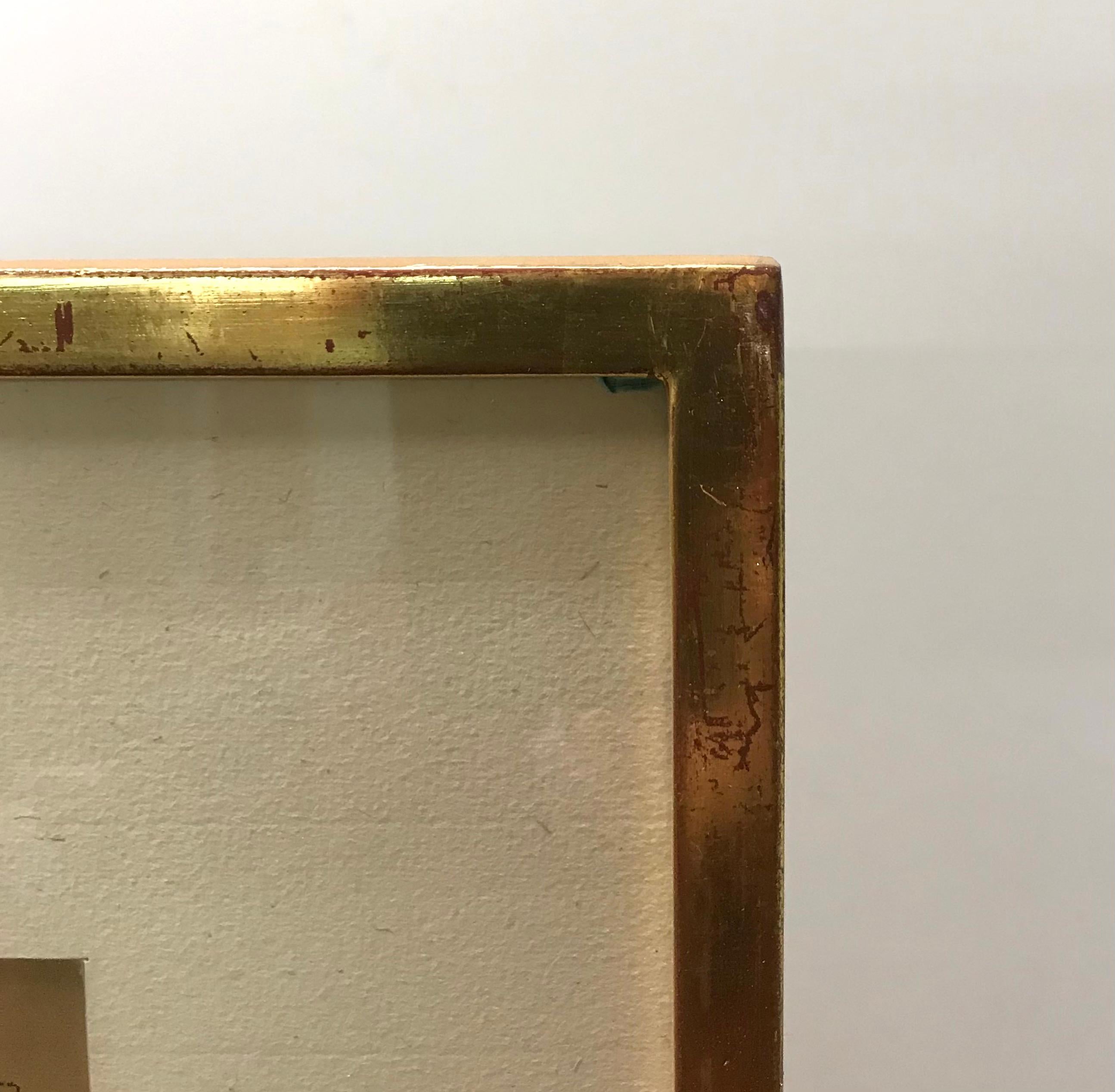 Work on paper
Golden wooden frame with glass pane
48 x 64 x 1 cm