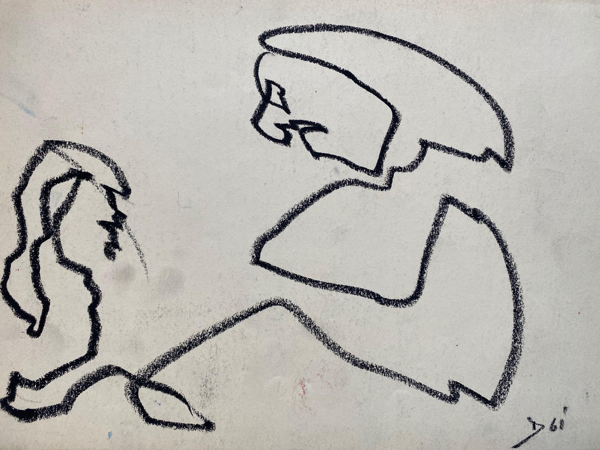 Drawing on paper without frame 
Size A4