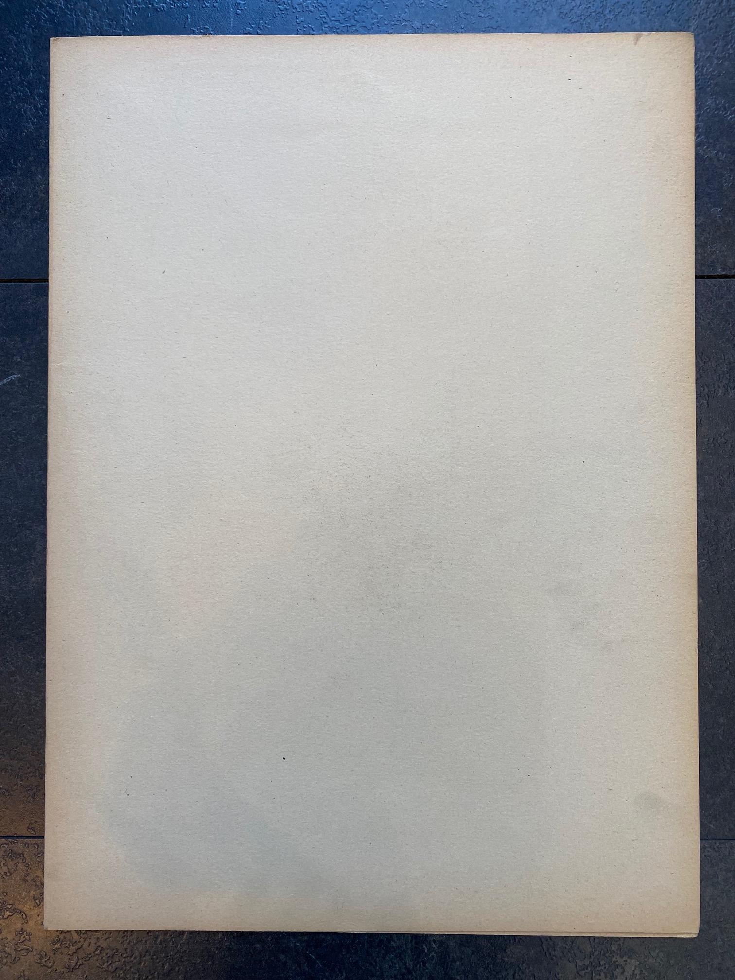 Sketch des Mannes von Otto Vautier - Bleistift auf Papier 22x45 cm im Angebot 4