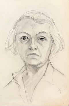 Sketch of woman par Stephanie Guerzoni - Drawing 31x48 cm