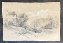 Paesaggio - Disegno su carta 26x39 cm