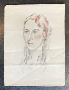 Giovane donna Disegno su carta 23x32 cm