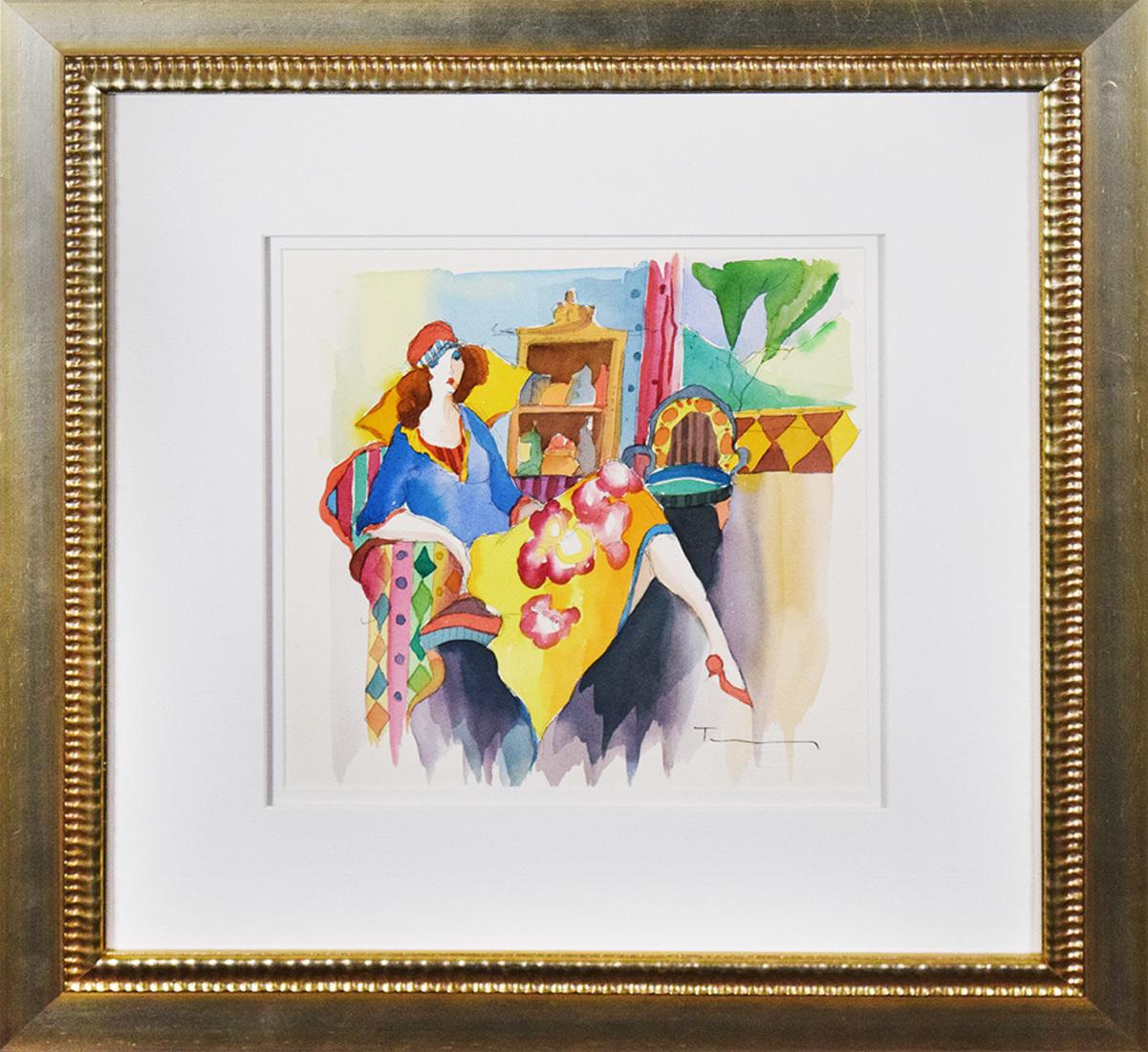 Framed Figurative Drawings and Watercolors