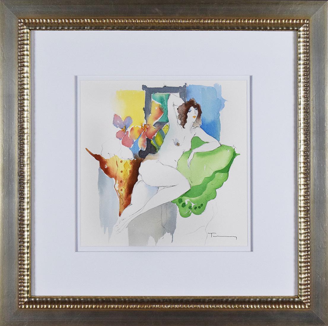 Medium Drawings and Watercolor Paintings